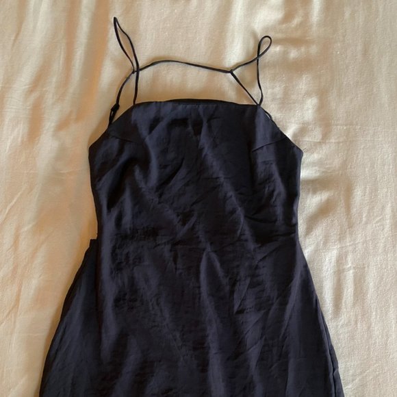 NWOT Nasty Gal Open Back Strappy LBD;  Sz XS - Picture 2 of 4